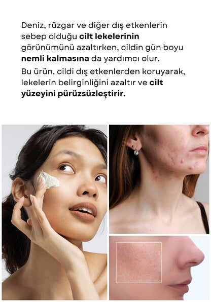 yüzüne maske kullanan bir kadın